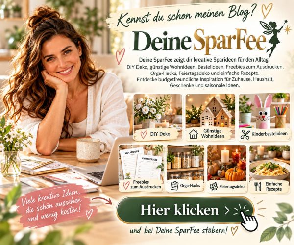 Kennst du schon meinen Blog - Deine Sparfee